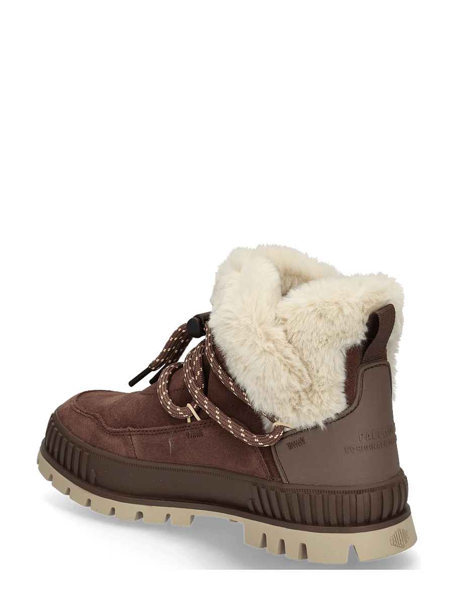 Palladium - PALLASHOCK LO HIVER - geschnürte stiefel - bark brown - 1