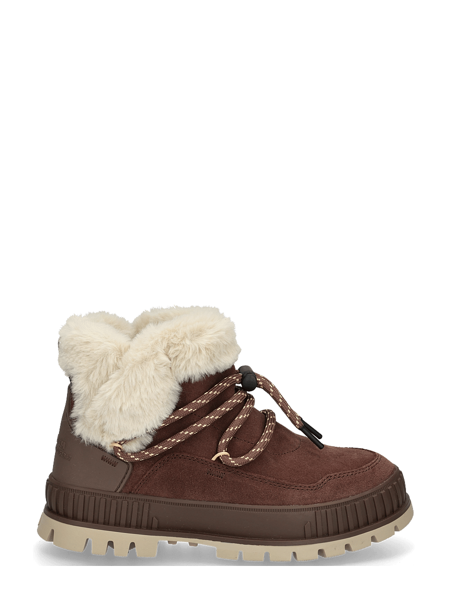 Palladium - PALLASHOCK LO HIVER - geschnürte stiefel - bark brown - 2