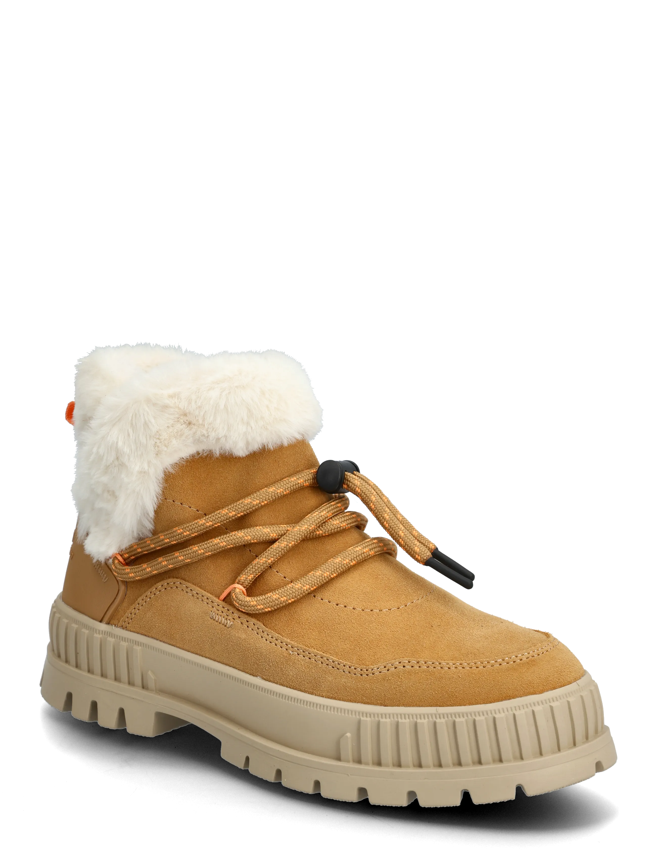Palladium Pallashock Lo Hiver, 41, Ankle Boots, Beige - Laced Frauen