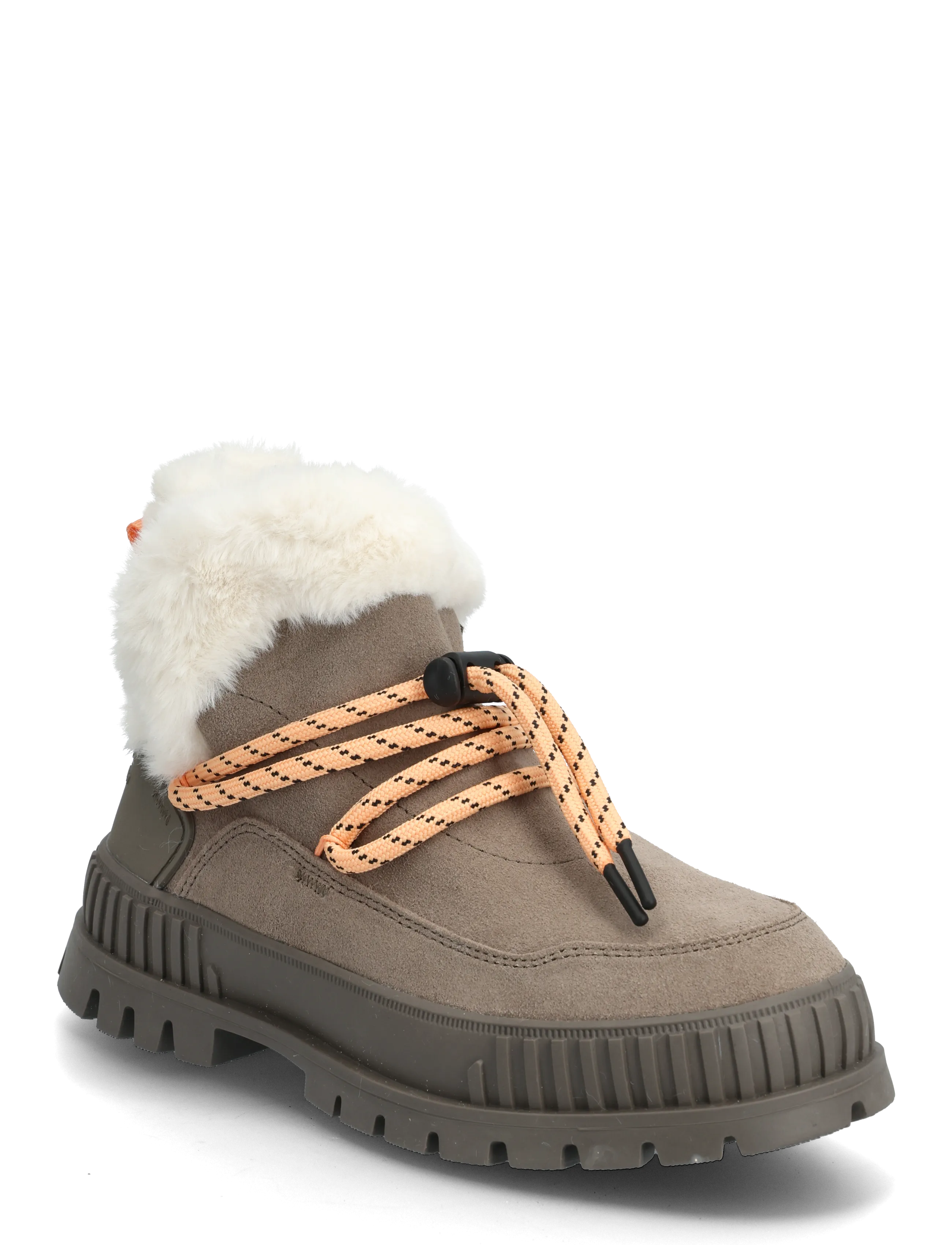 Palladium Pallashock Lo Hiver, 36, Ankle Boots, Beige - Laced Frauen