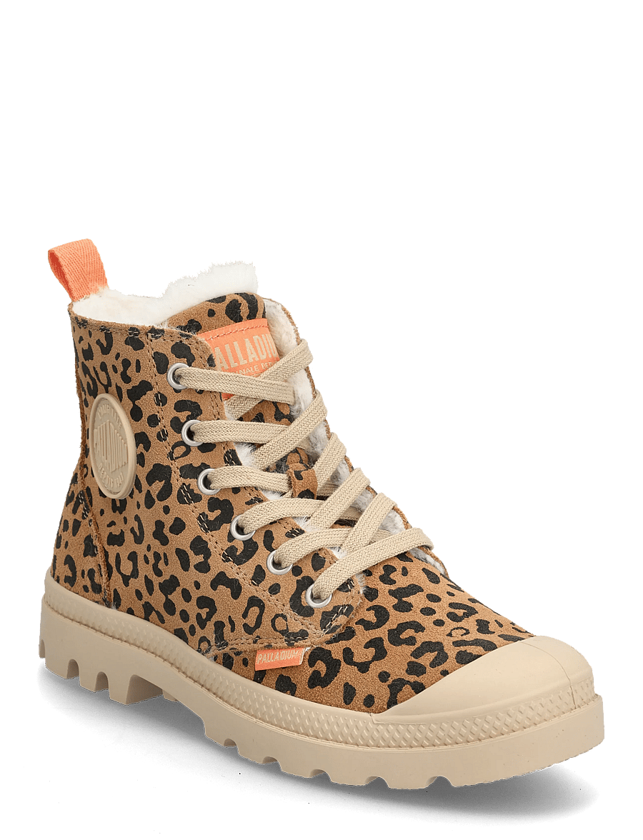 Palladium - PAMPA HI ZIP WL LEO - platta ankelboots - dear brown / black - 0