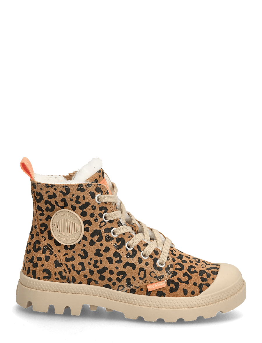 Palladium - PAMPA HI ZIP WL LEO - platta ankelboots - dear brown / black - 1