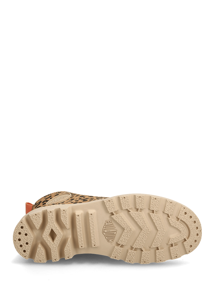 Palladium - PAMPA HI ZIP WL LEO - platta ankelboots - dear brown / black - 4