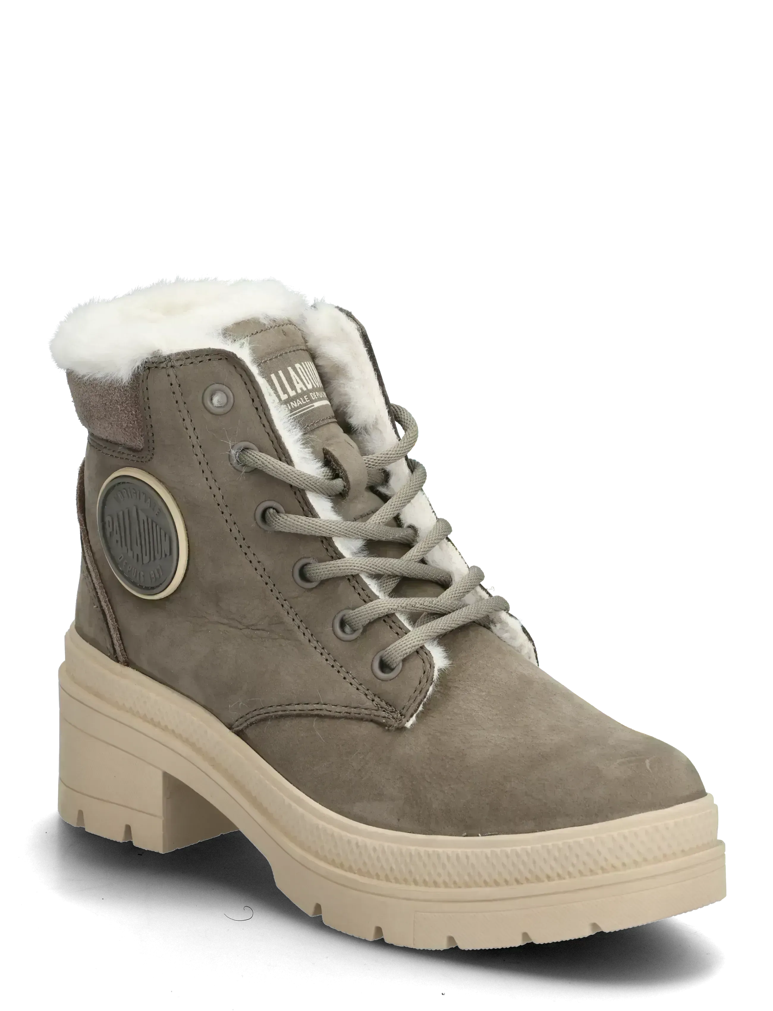 Palladium Pallarise Nbk Wl, 39, Boots, Grau - Winter Frauen