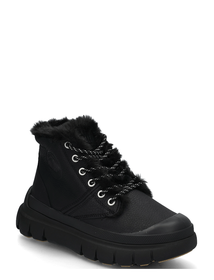 Palladium - PALLAPOP HI ZIP WL - geschnürte stiefel - black - 0