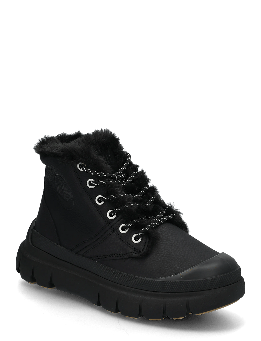 Palladium - PALLAPOP HI ZIP WL - snørestøvler - black - 0