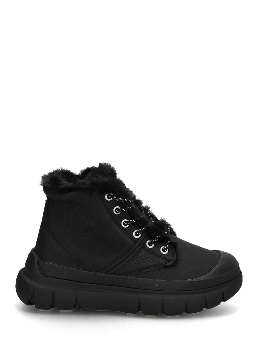 Palladium - PALLAPOP HI ZIP WL - snørestøvler - black - 2