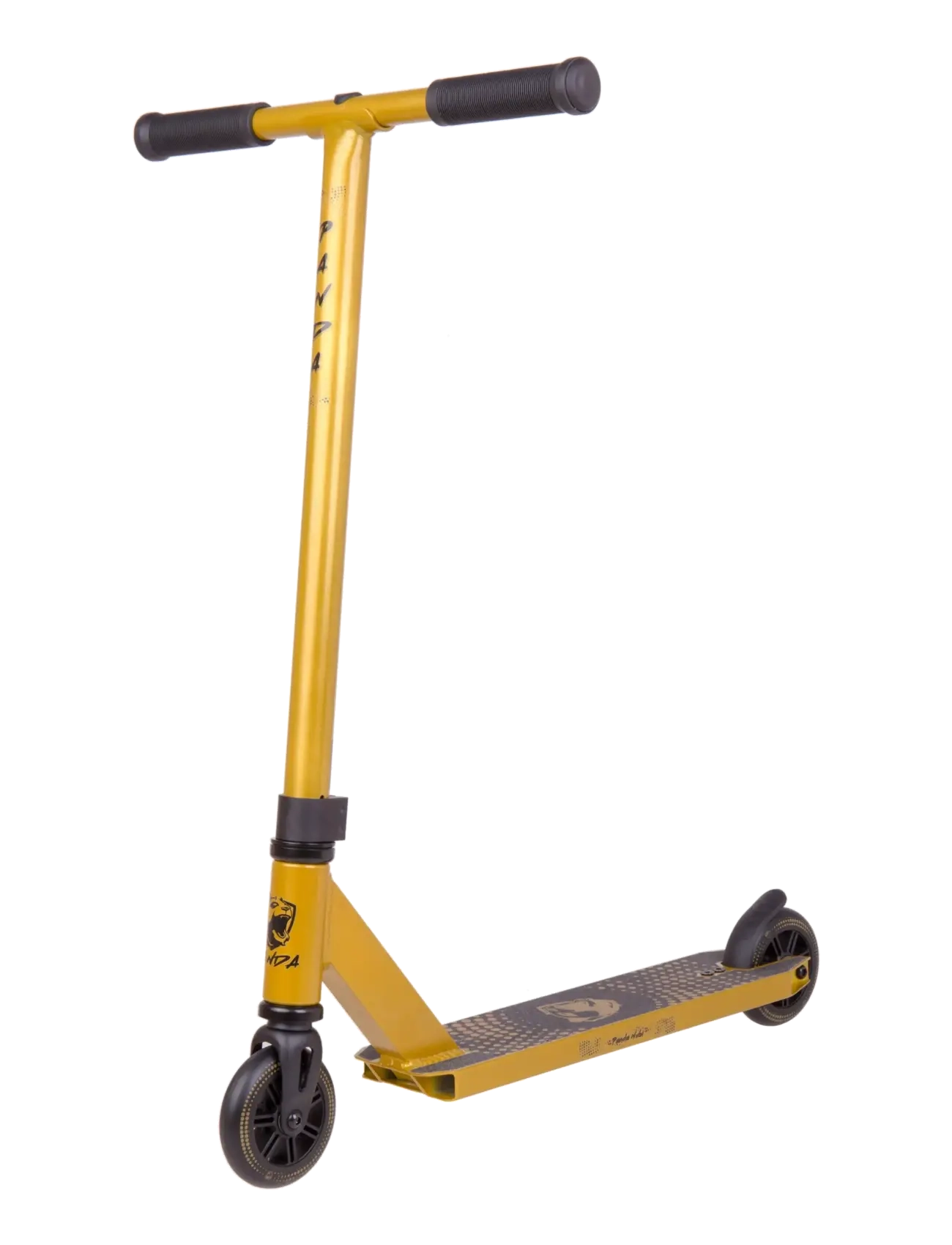 Panda Nubi Trick Løbehjul, 75 cm, Outdoor Spielzeug, Gold - Kick Bikes, Kinder