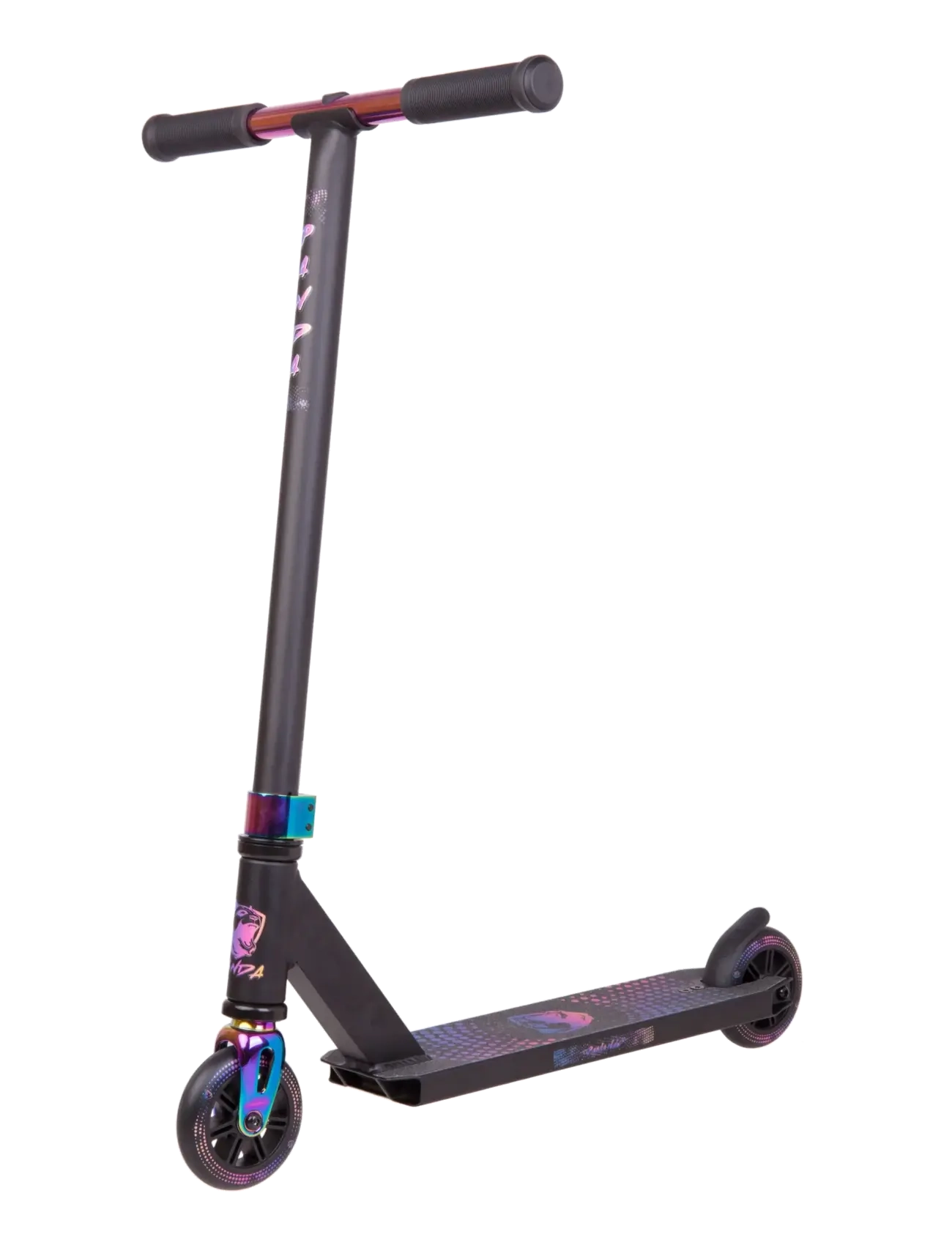 Panda Panda Nubi Trick Løbehjul - Panda Freestyle Scooters - BLACK/RAINBOW / black