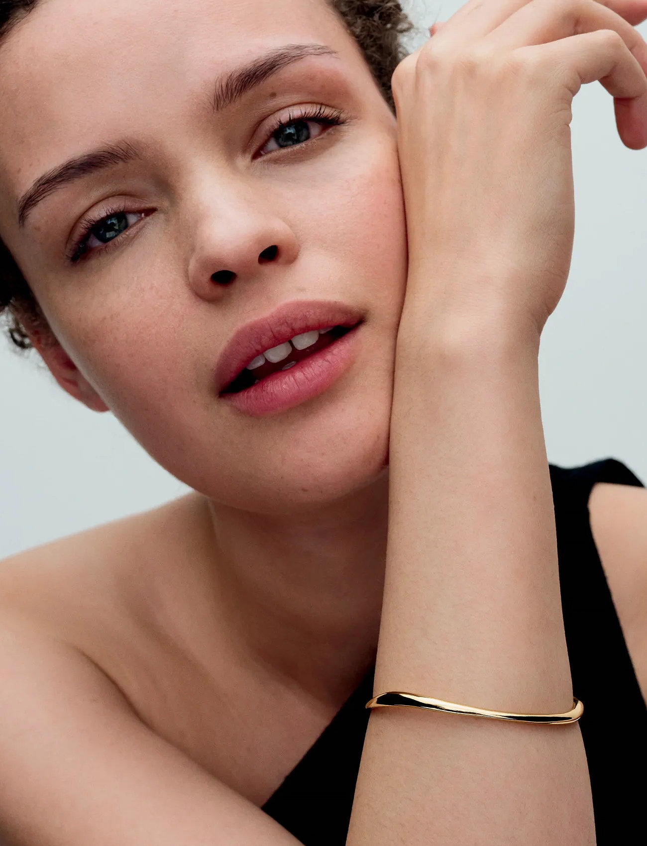 Pandora 14K -Plated Bangle - - 19 CM 1