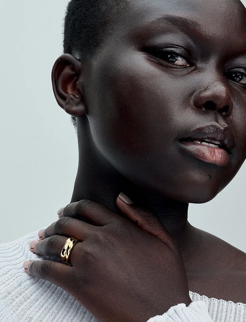 Pandora - 14k Gold-plated ring set - ringar - no color - 0