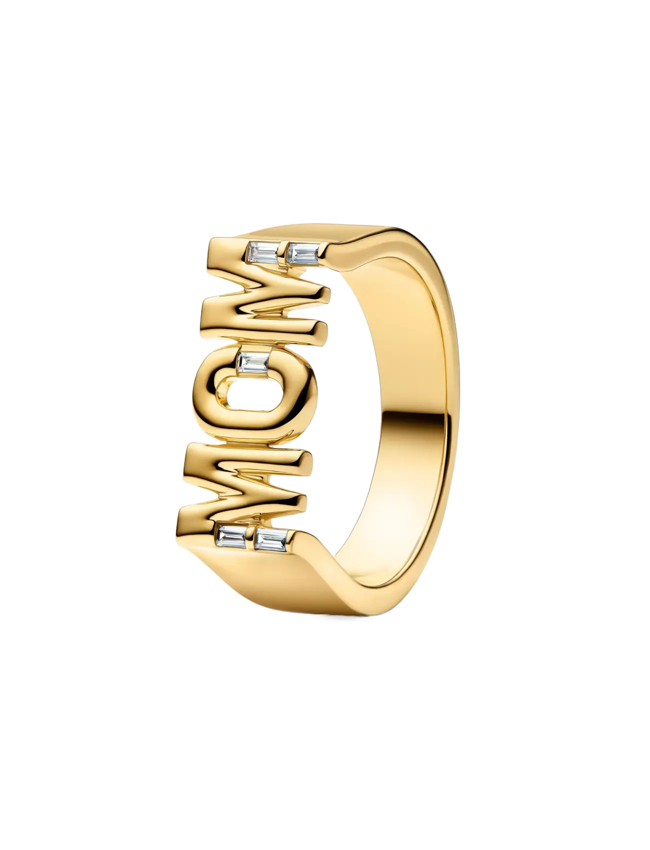Pandora Mom Signet Ring - Accessoires - CLEAR / undefined