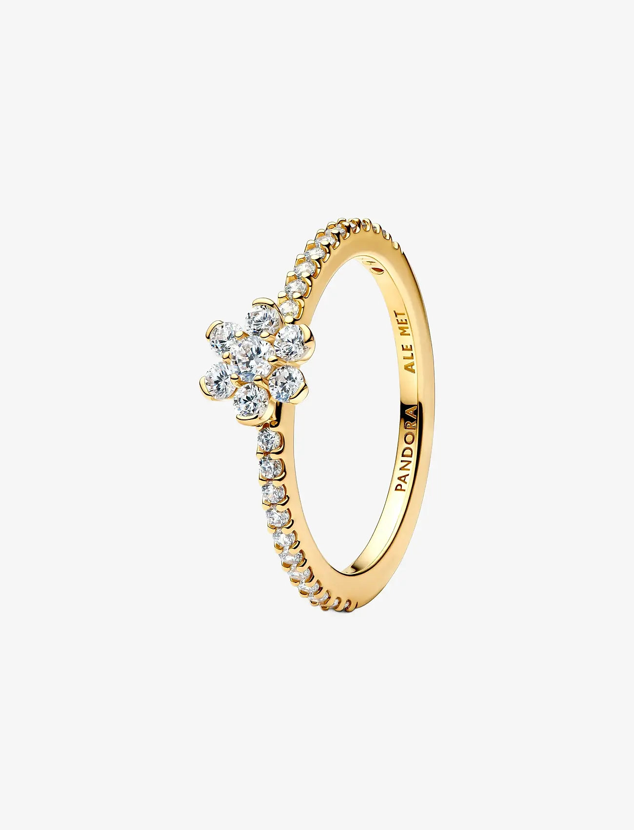 Pandora - Sparkling Flower Ring - ringe - clear - 1