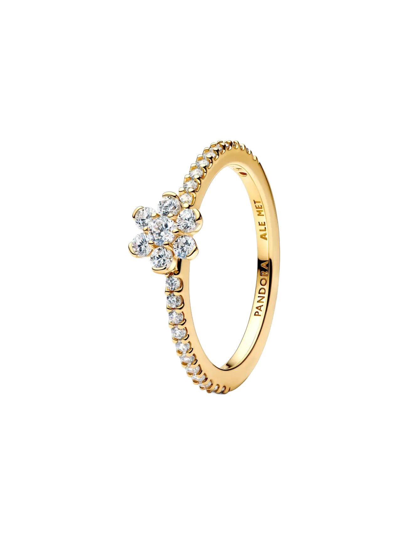 Pandora Sparkling Flower Ring - Festtøj - CLEAR / undefined