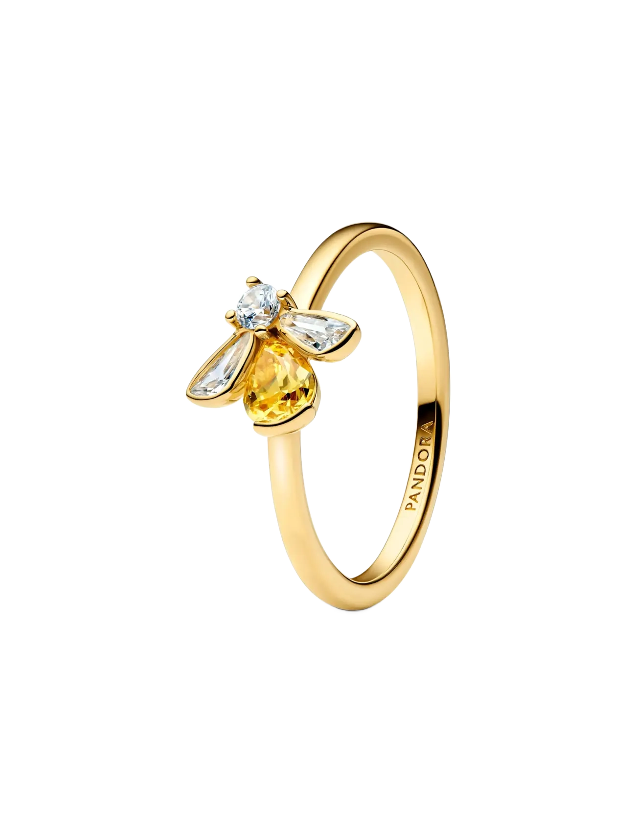 Pandora Honey Bee Ring - Basics - YELLOW / gold