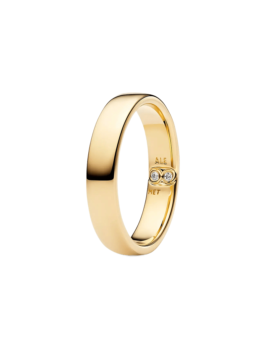 Pandora - Engravable Classic Band Ring - ringe - clear - 1