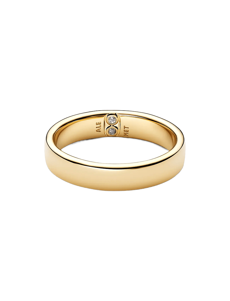 Pandora - Engravable Classic Band Ring - ringe - clear - 2