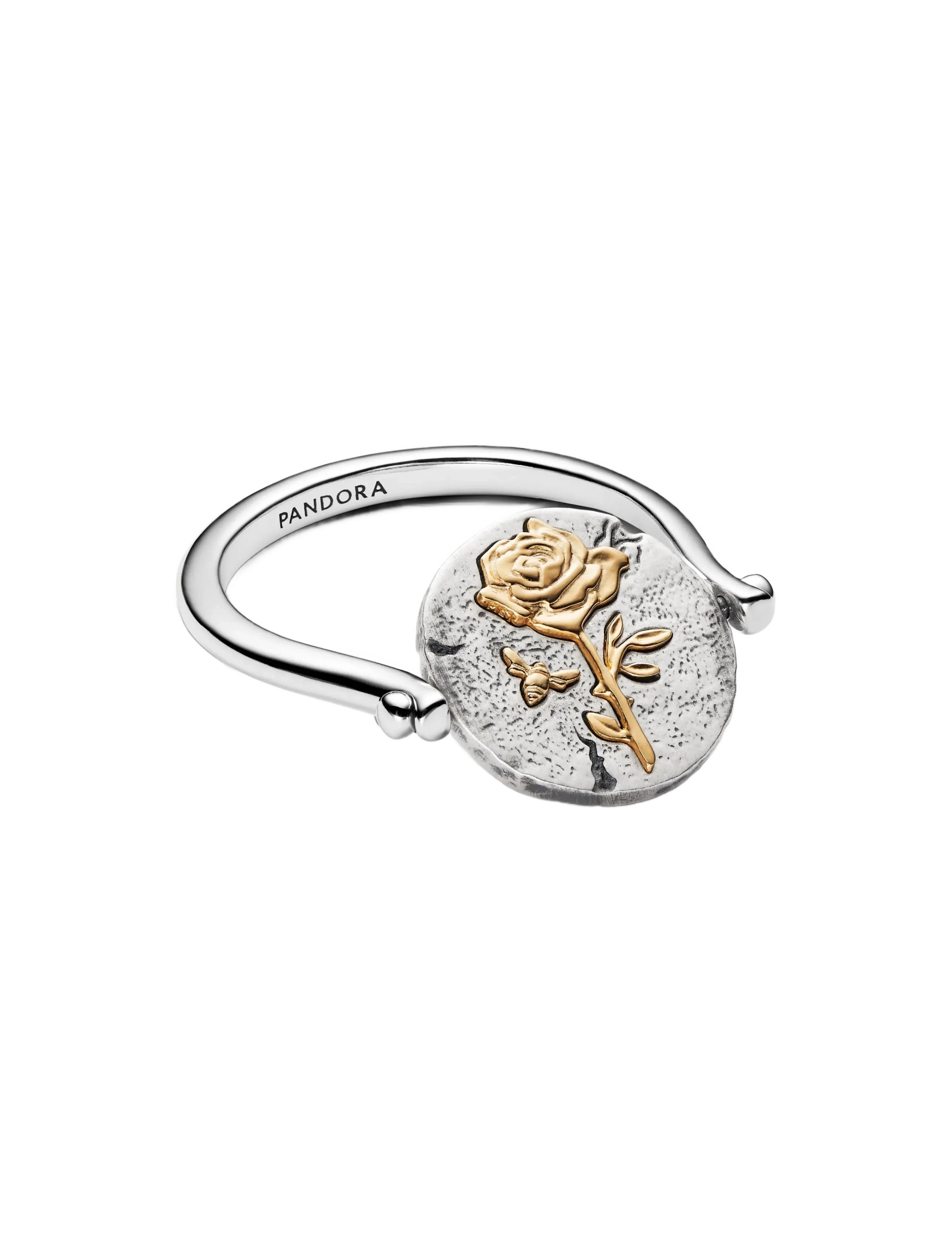 Pandora - Rose Reversible Medallion Ring - no color - 2