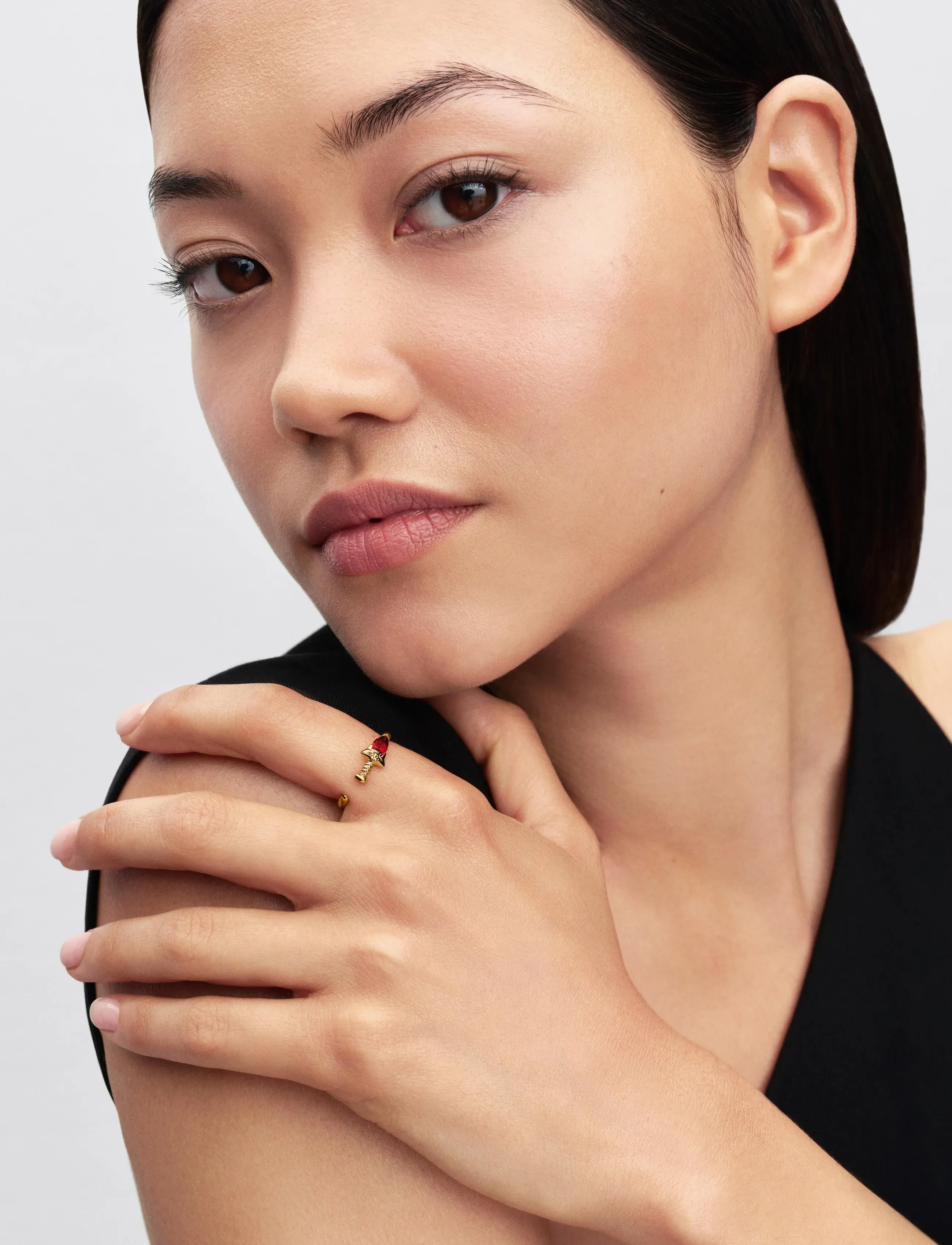 Pandora - Disney Mulan Sword Open Ring - red - 0