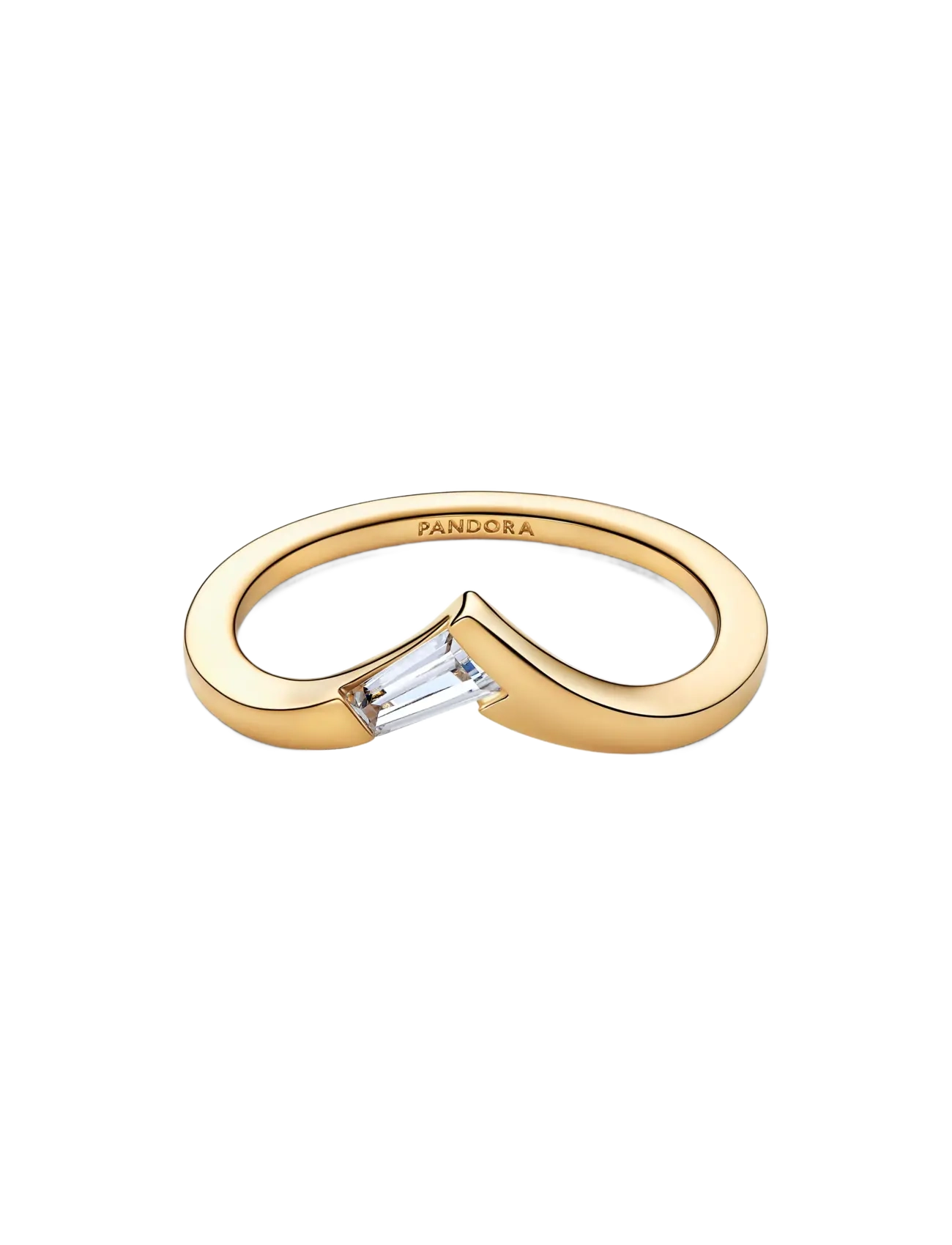 Pandora - Tiara Baguette Ring - clear - 2