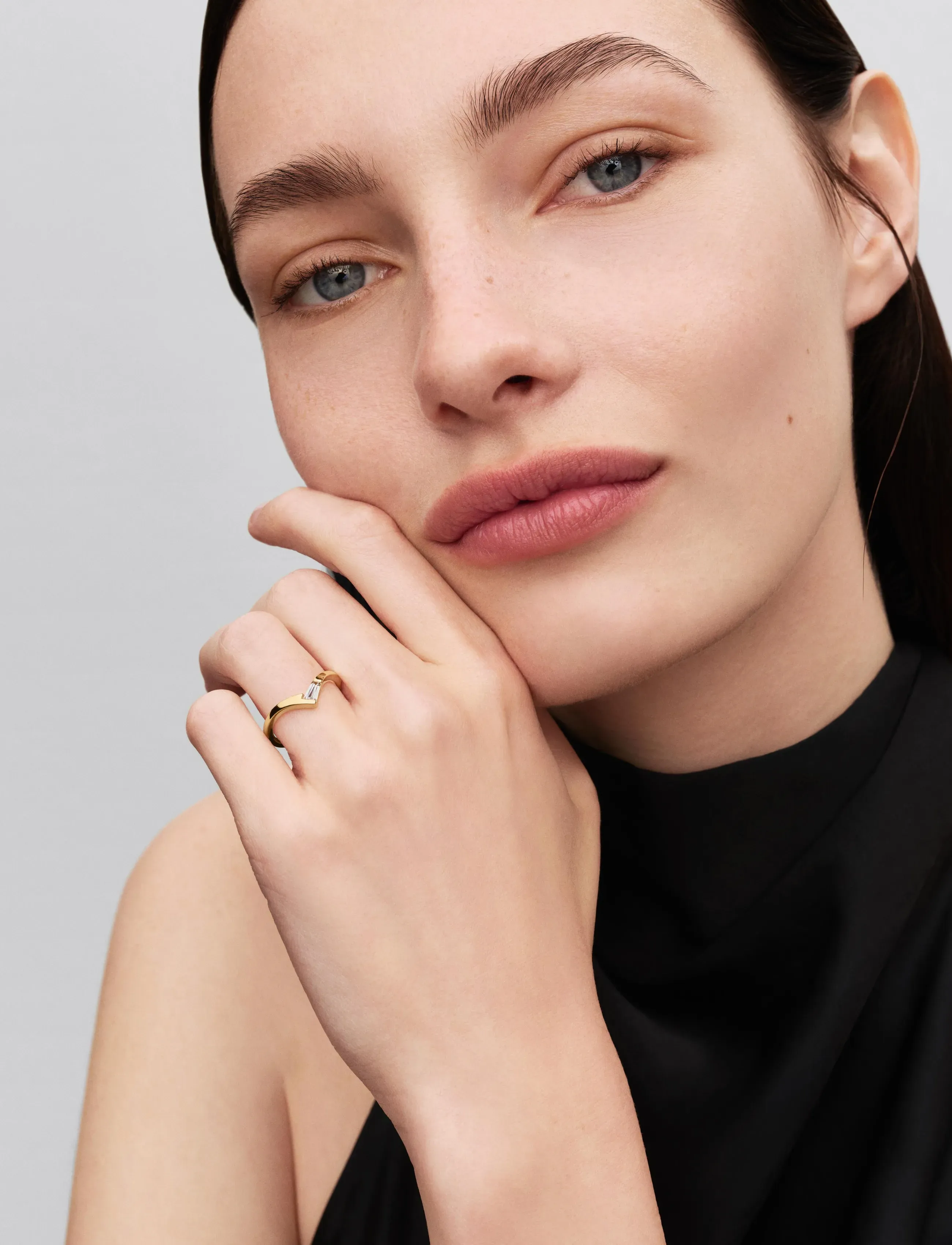Pandora - Tiara Baguette Ring - clear - 0