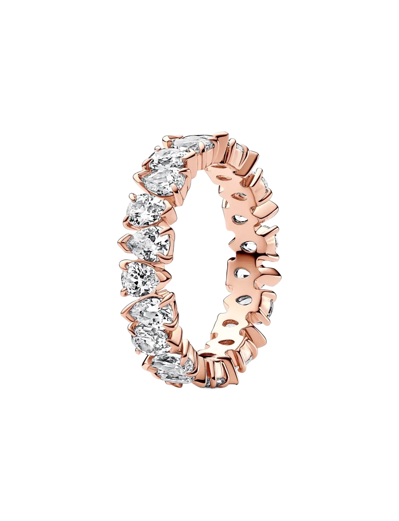 Pandora 14k Rose gold-plated ring with - Smycken - CLEAR / undefined