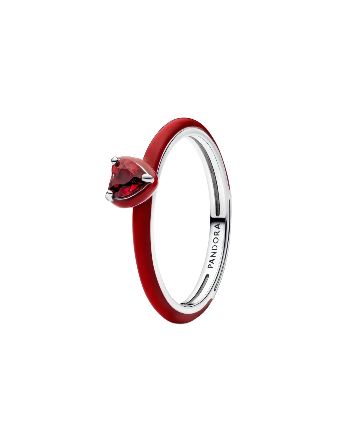 Pandora Red Chakra Heart Ring - Accessories - RED / red