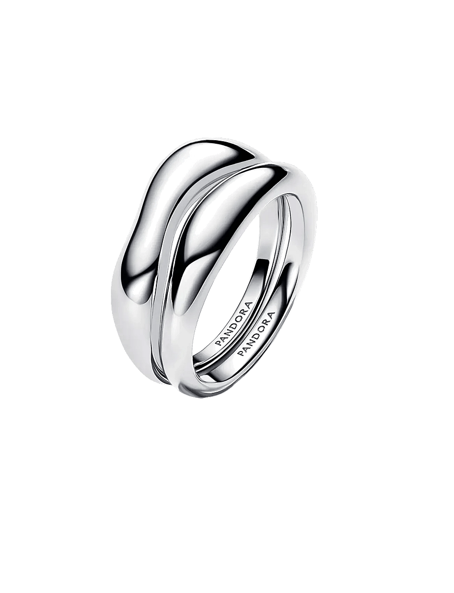 Pandora - Sterling silver ring set - ringe - no color - 1