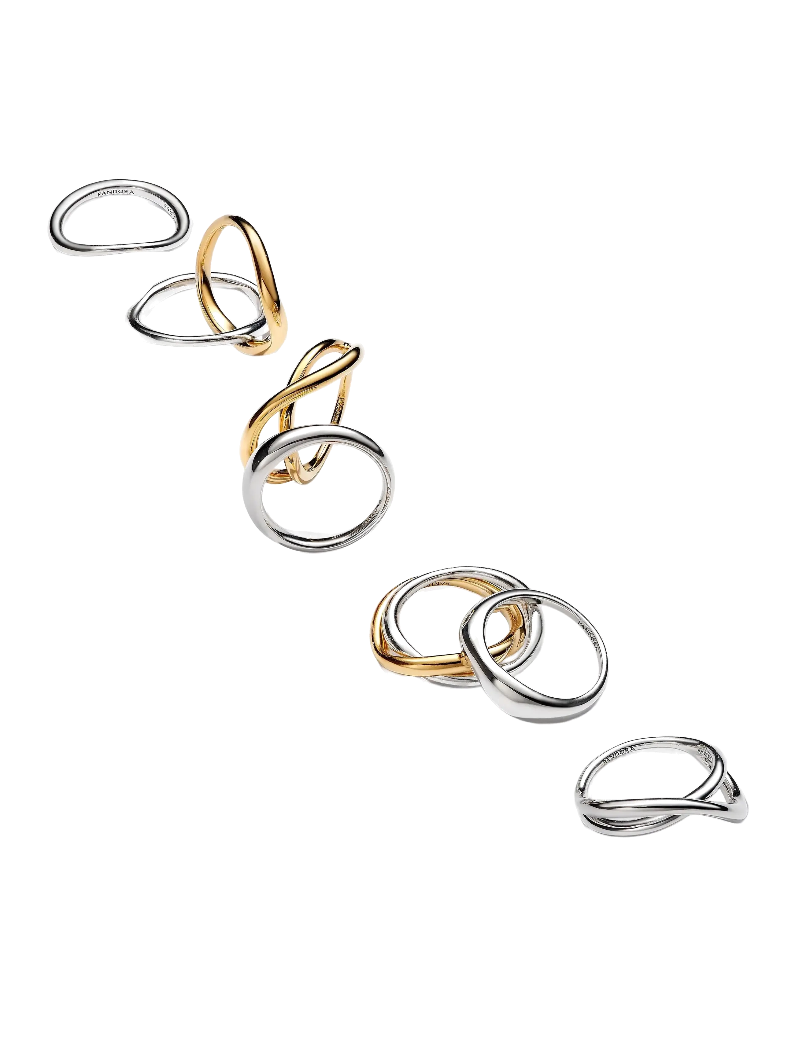 Pandora - Sterling silver ring - hringir - no color - 2