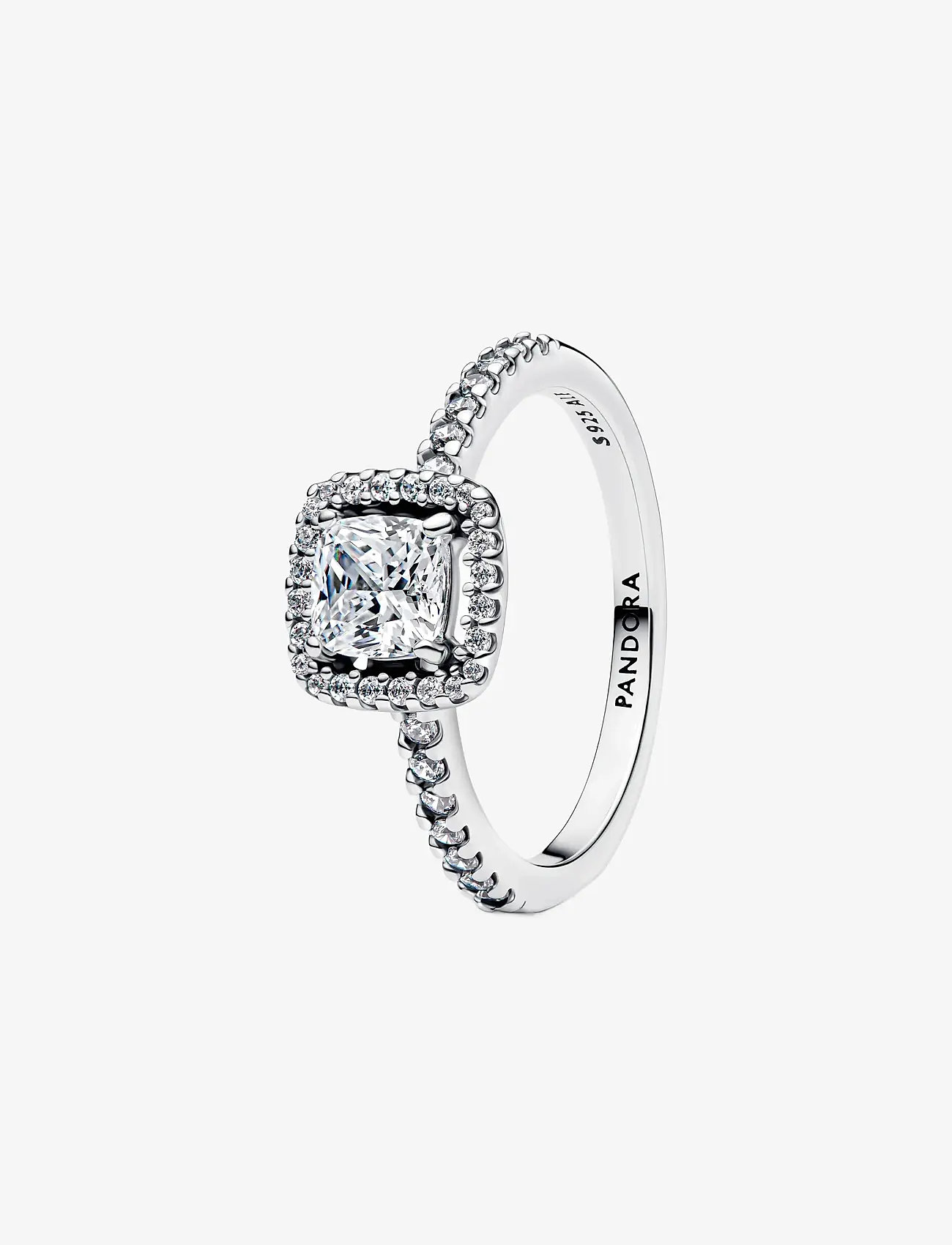 Pandora - Sterling silver ring with clear cubic zirconia - ringe - clear - 1