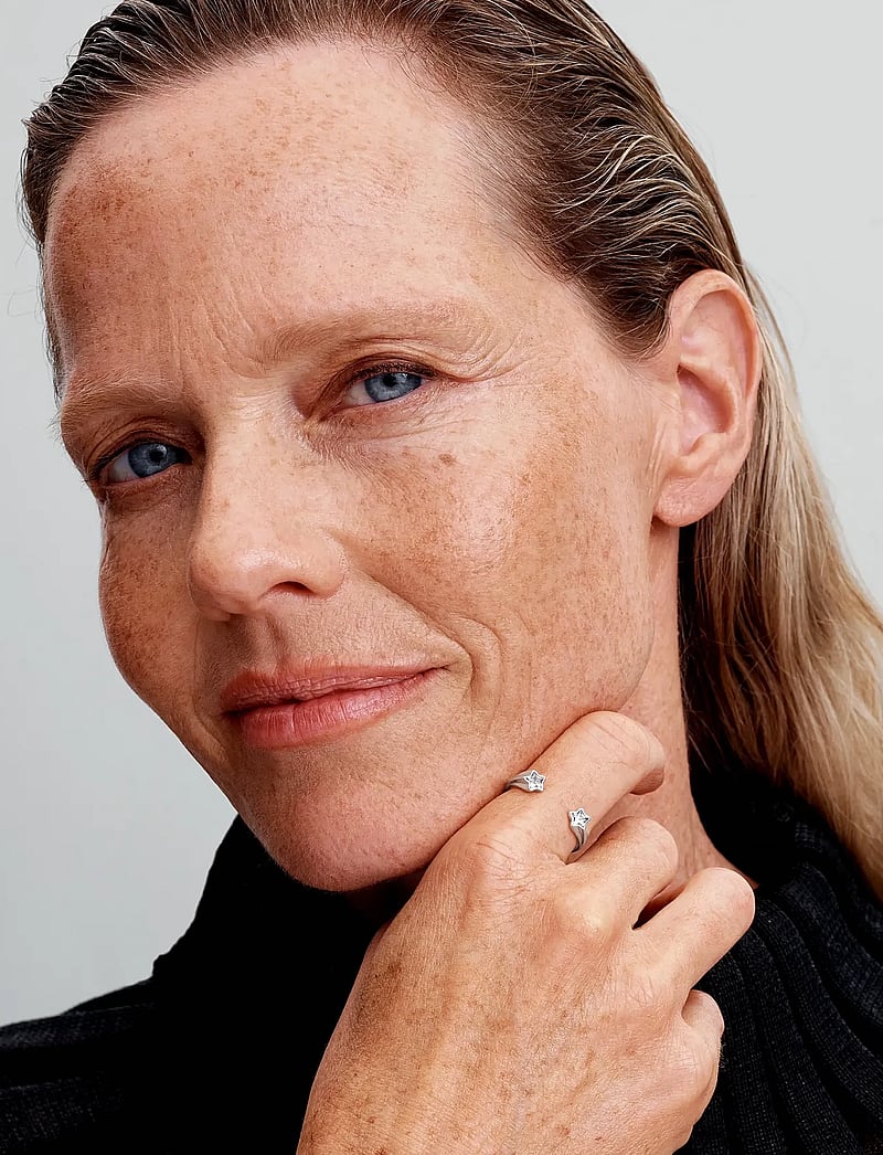 Pandora - Shooting star sterling silver open ring with clear cubic zirconia - ringe - clear - 0