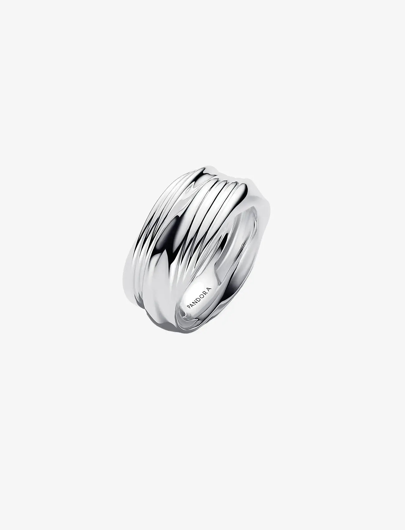 Pandora - Twisted sterling silver ring set - ringar - no color - 1