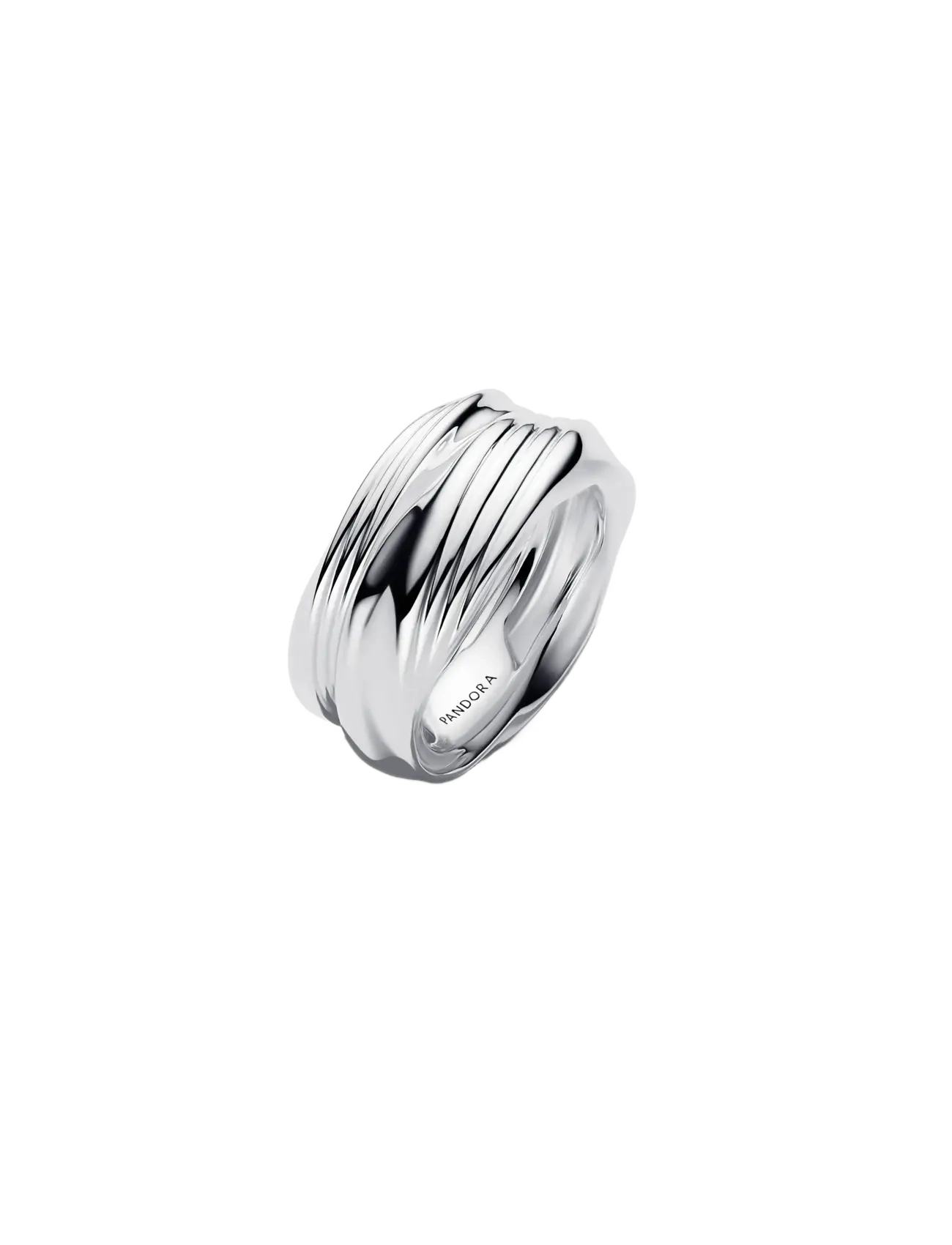 Pandora Twisted sterling silver ring set - Pandora - NO COLOR / undefined