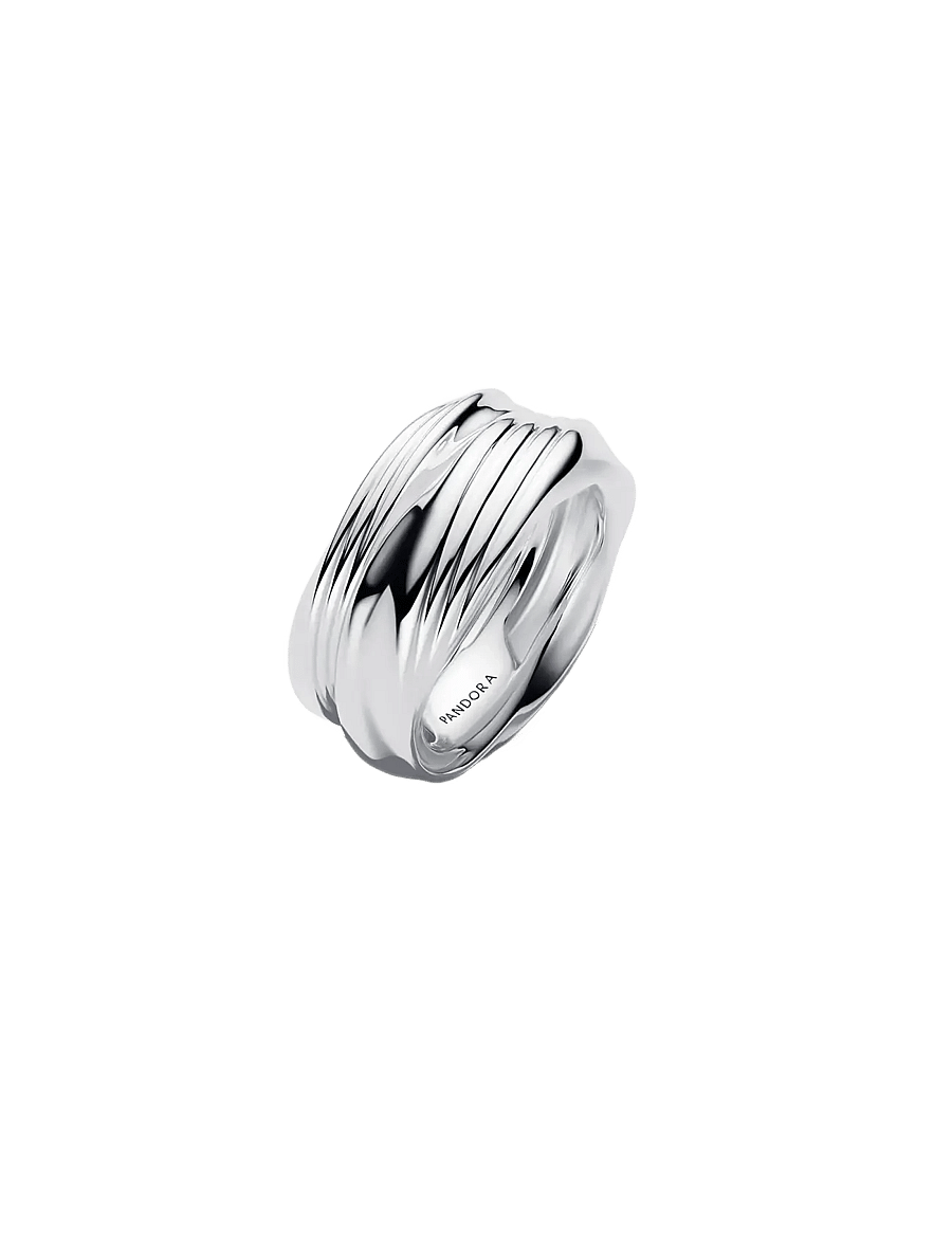 Pandora - Twisted sterling silver ring set - ringe - no color - 1