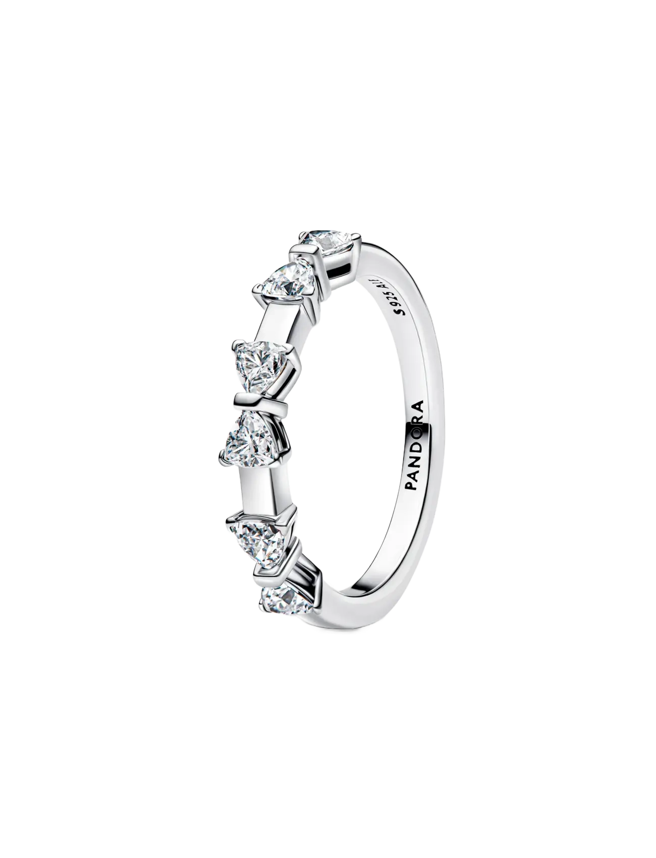 Pandora Bow sterling silver ring with clear cubic zirconia - Festtøj - CLEAR / undefined