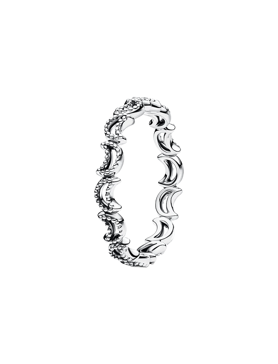 Pandora - Moon sterling silver ring - rings - no color - 1