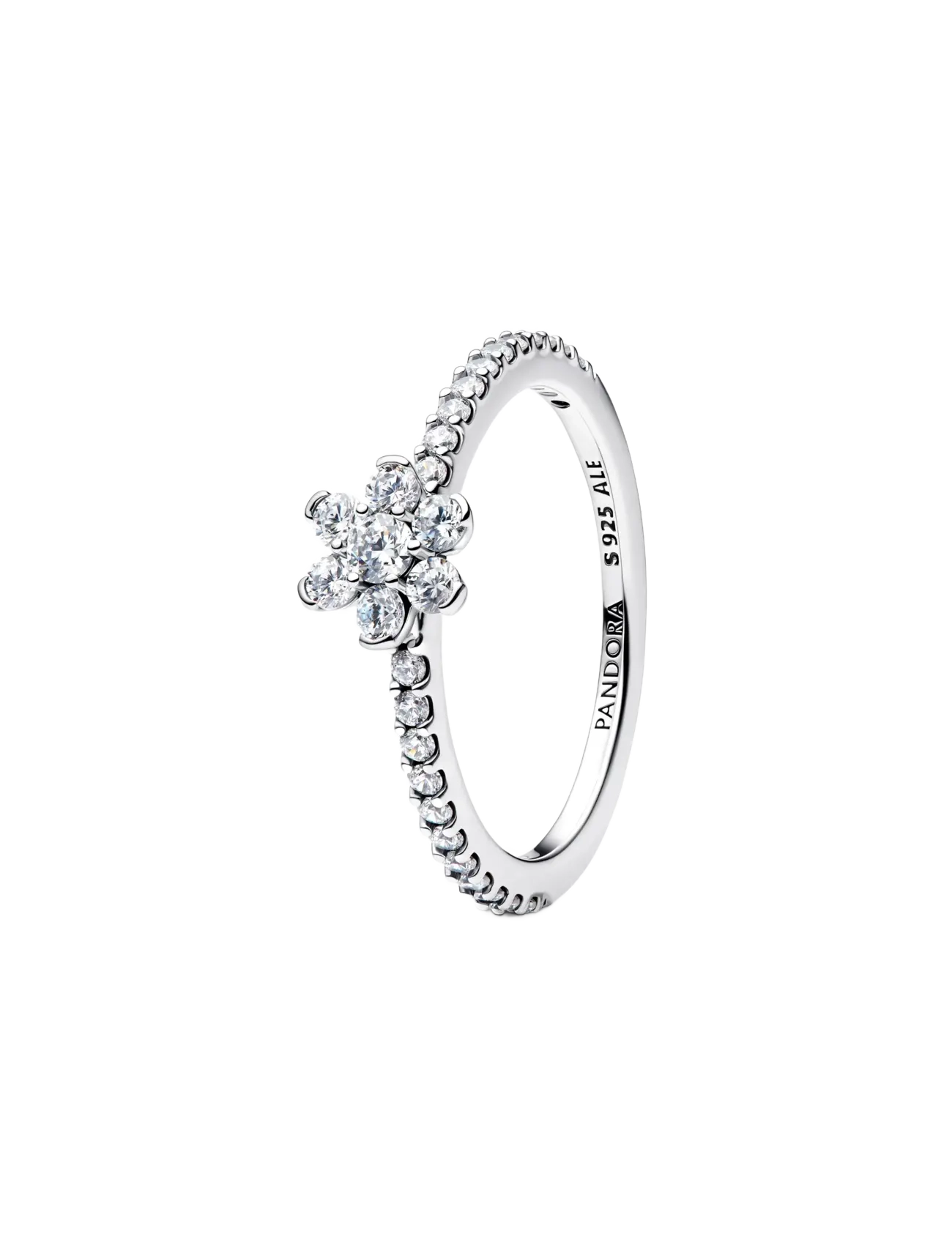 Pandora Sparkling Flower Ring - Valentines - CLEAR / undefined