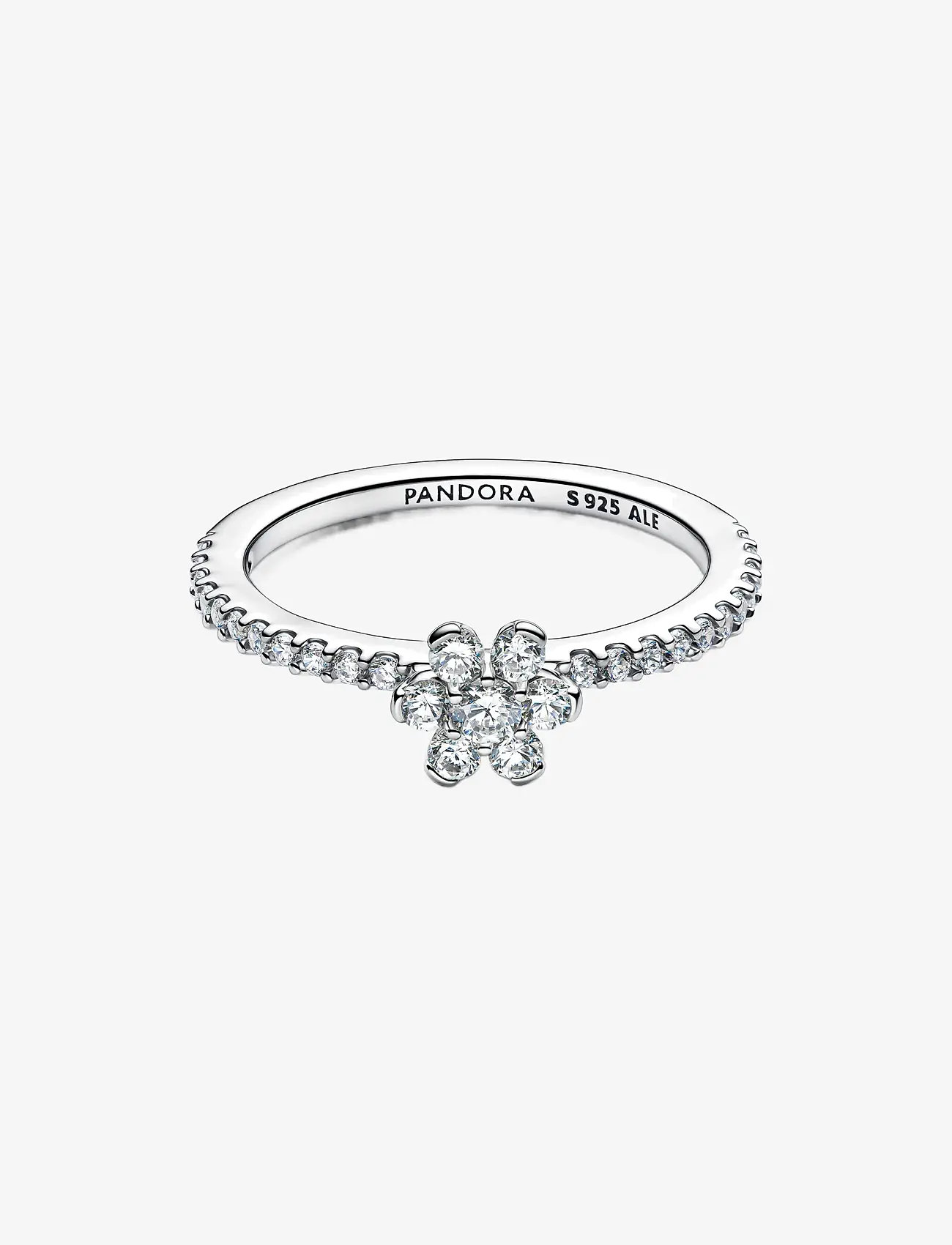 Pandora - Sparkling Flower Ring - ringe - clear - 2