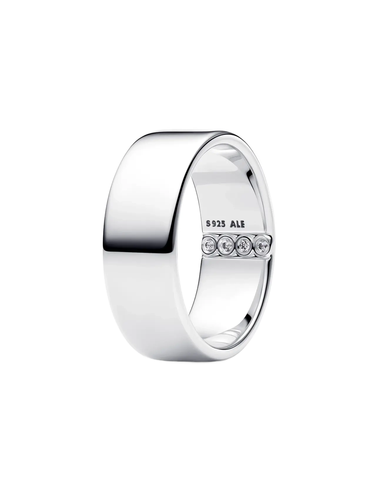 Pandora Engravable Wide Band Ring - Accessoarer - CLEAR / undefined