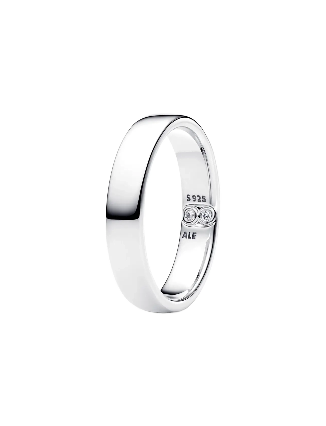 Pandora Engravable Classic Band Ring - Accessoarer - CLEAR / undefined