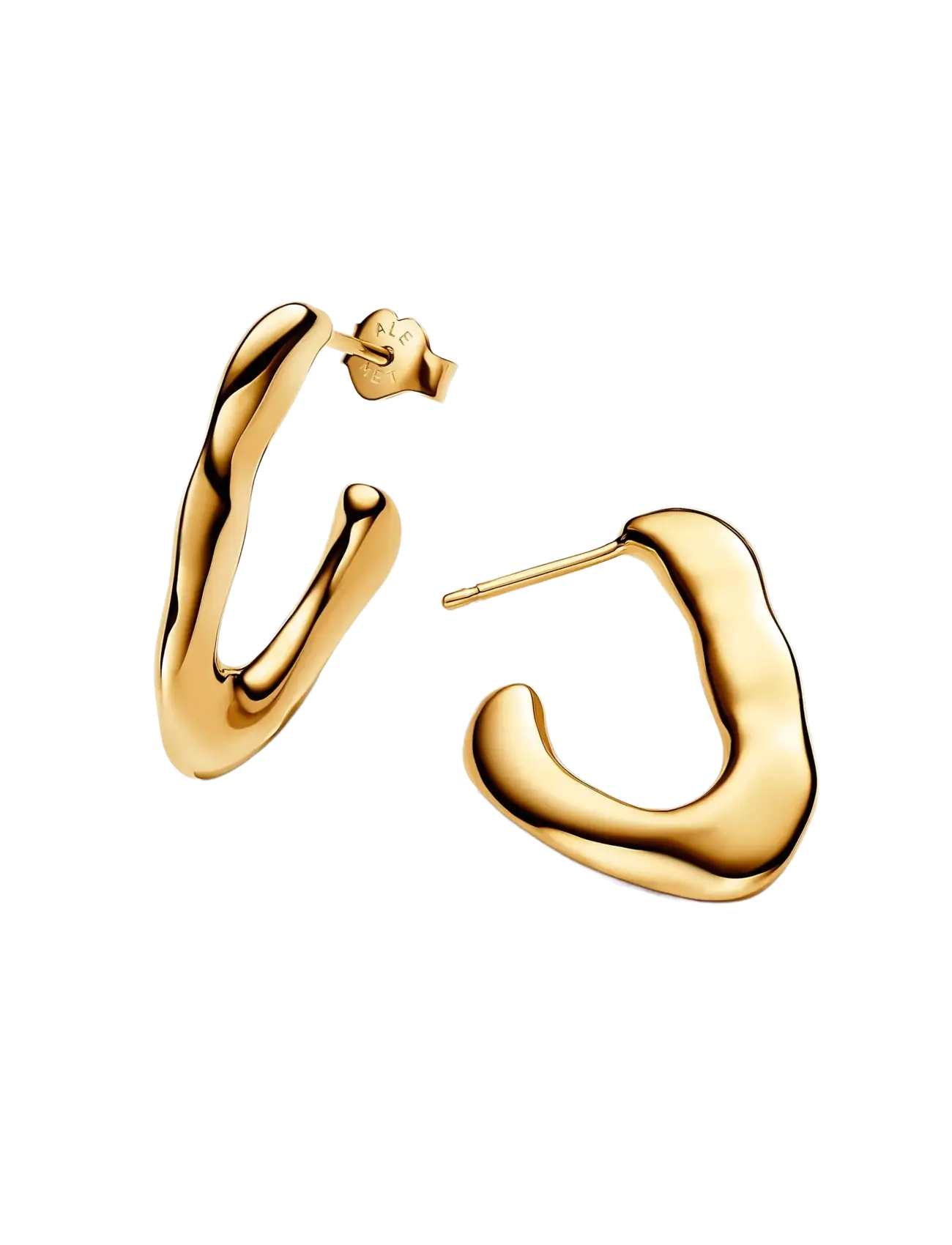 Pandora 14k Gold-plated hoop earrings - Pandora - NO COLOR / undefined