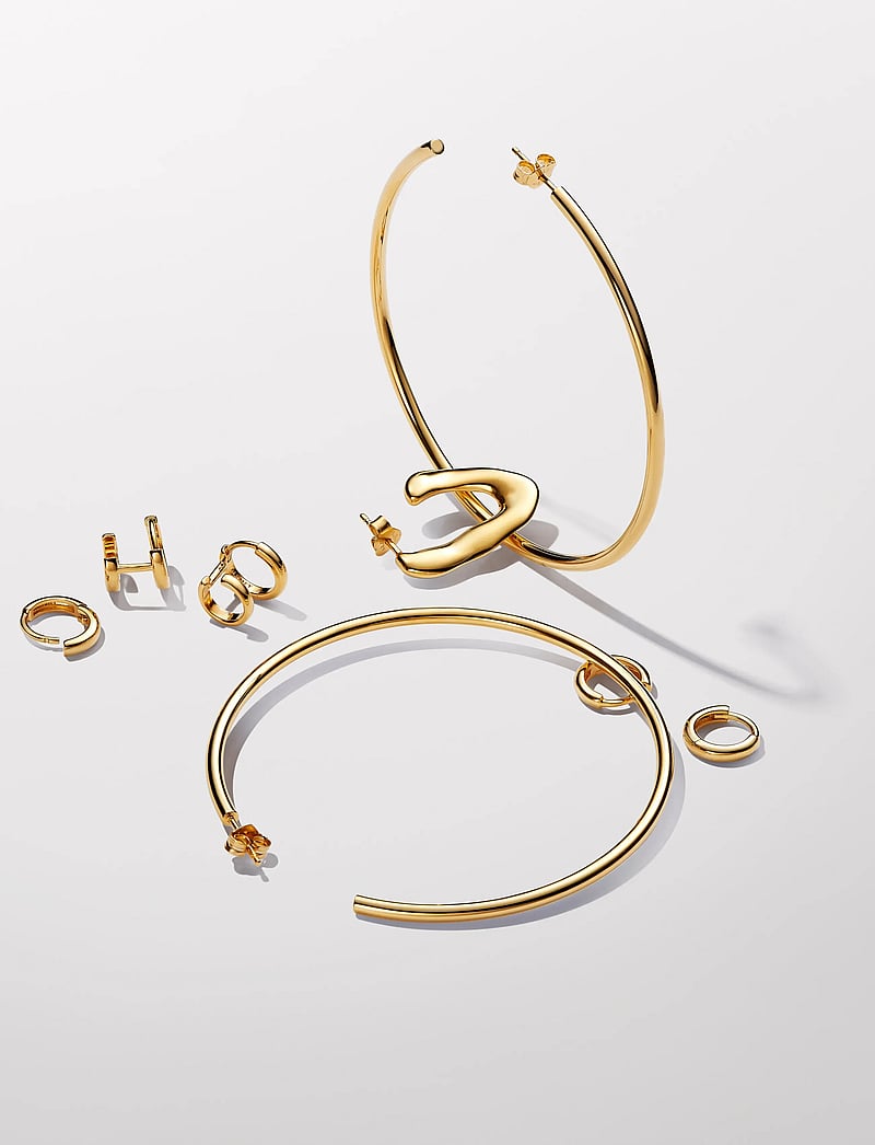 Pandora - 14k Gold-plated hoop earrings - hoops kõrvarõngad - no color - 2