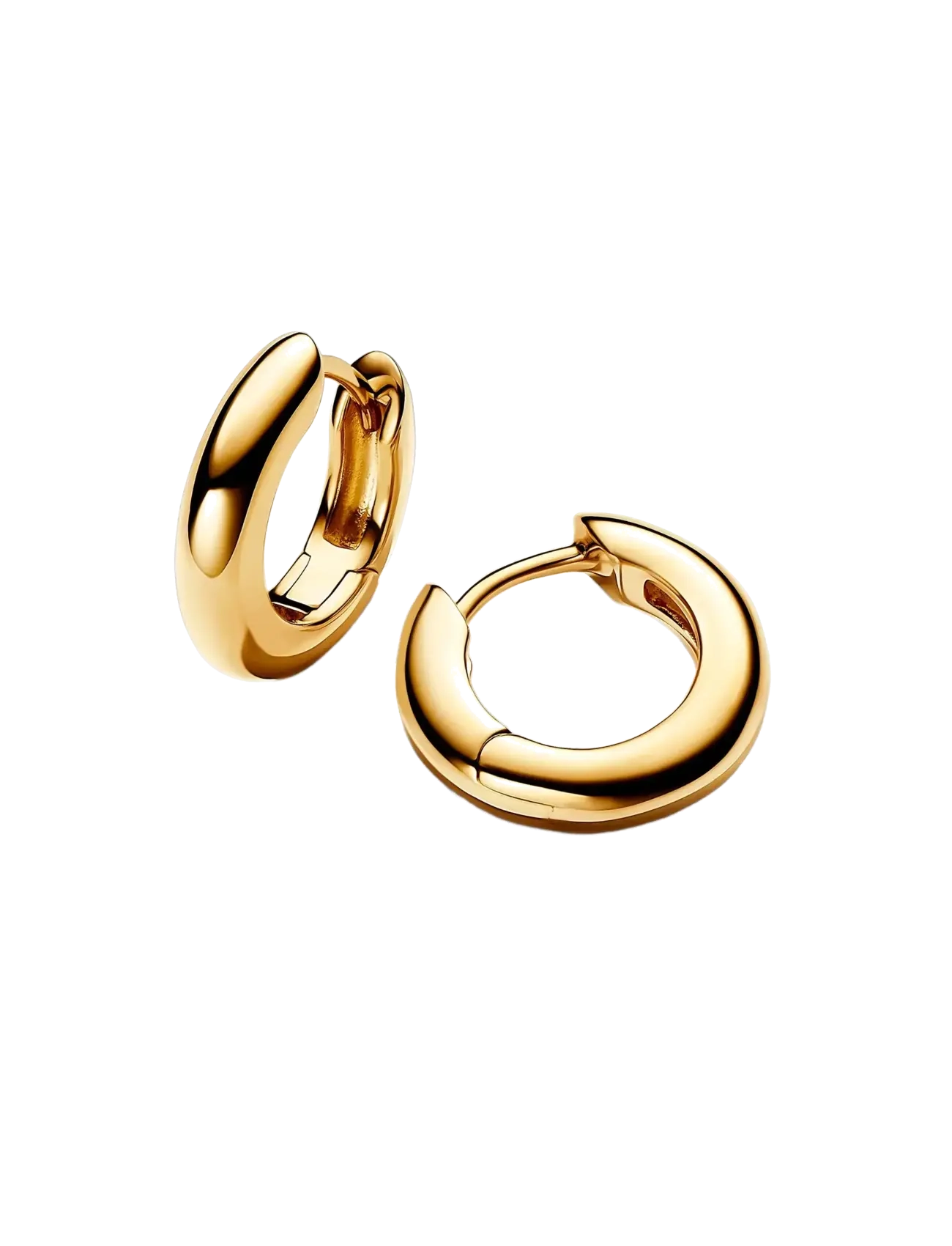 Pandora 14k Gold-plated hoop earrings - Pandora - NO COLOR / undefined