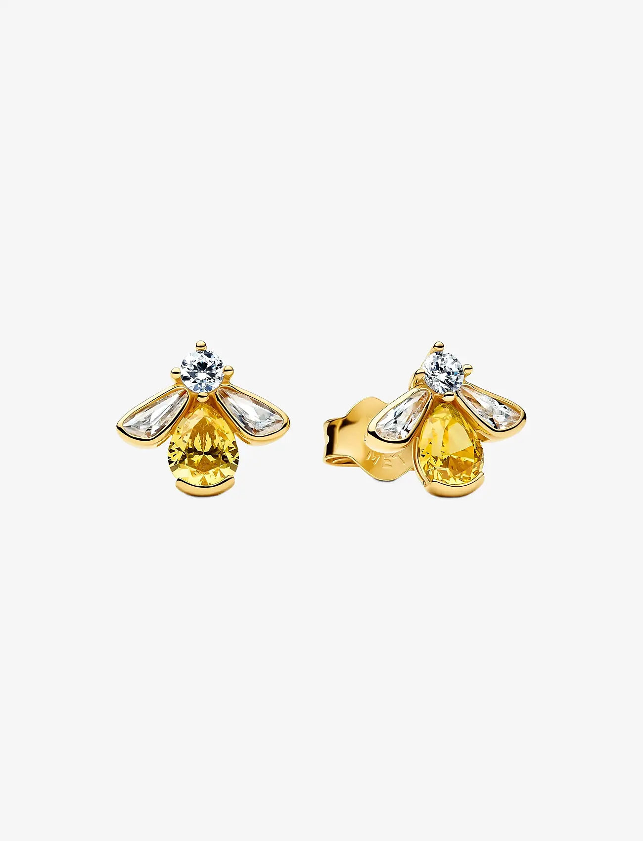 Pandora - Honey Bee Stud Earrings - stud earrings - yellow - 1