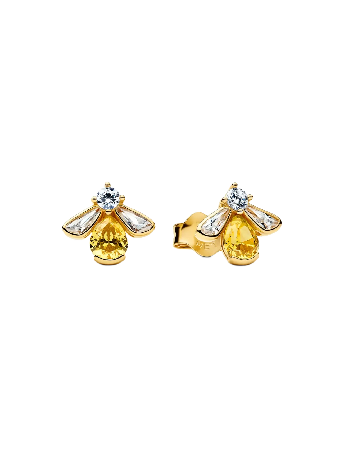 Pandora Honey Bee Stud Earrings - Ohrringe - YELLOW / gold