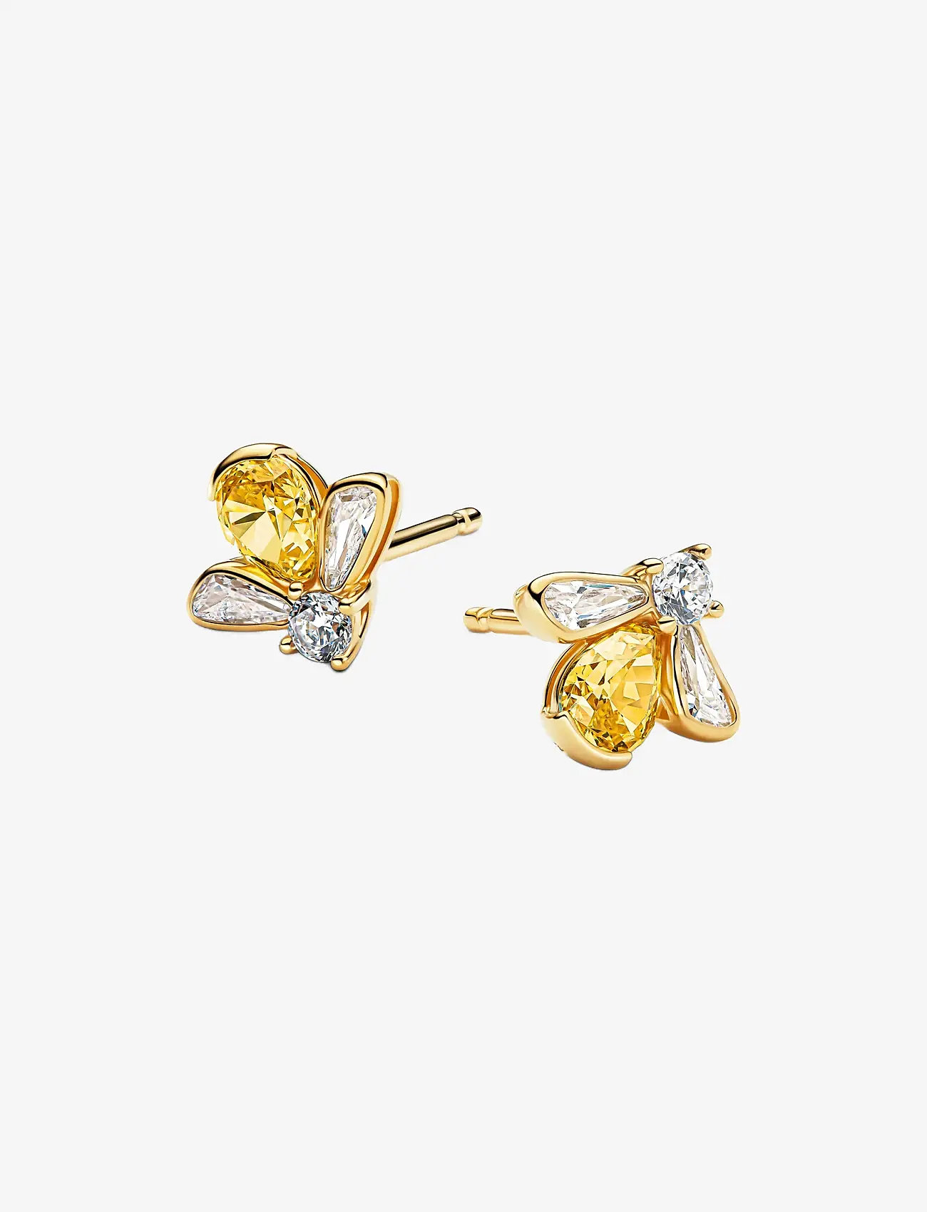 Pandora - Honey Bee Stud Earrings - stud earrings - yellow - 2