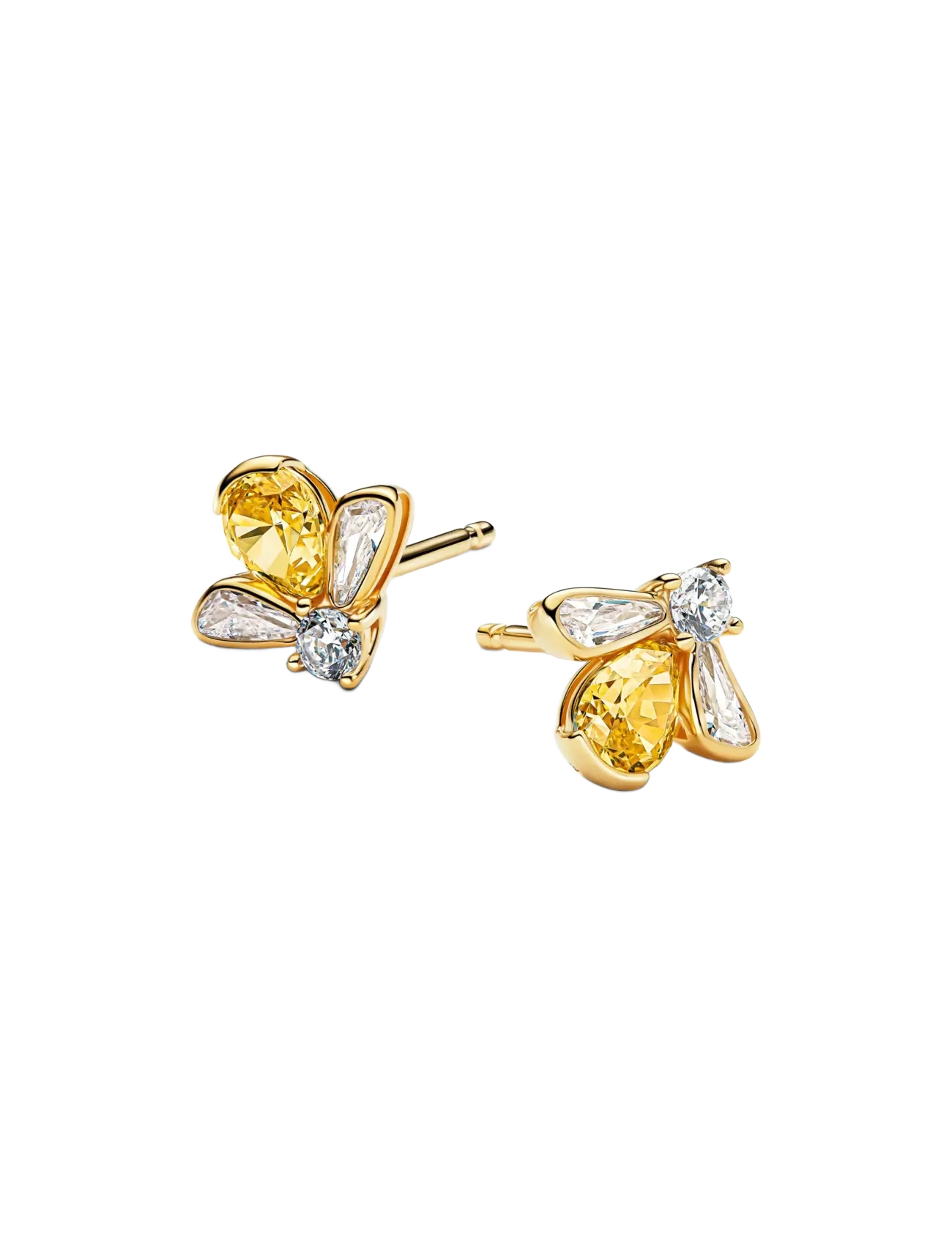 Pandora - Honey Bee Stud Earrings - Ørestikker - yellow - 2