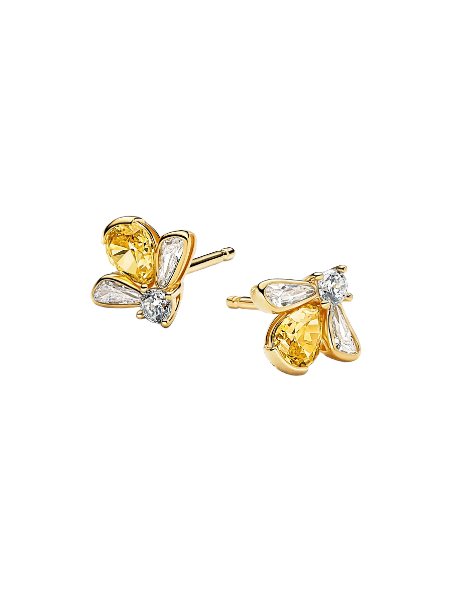Pandora - Honey Bee Stud Earrings - ohrstecker - yellow - 2