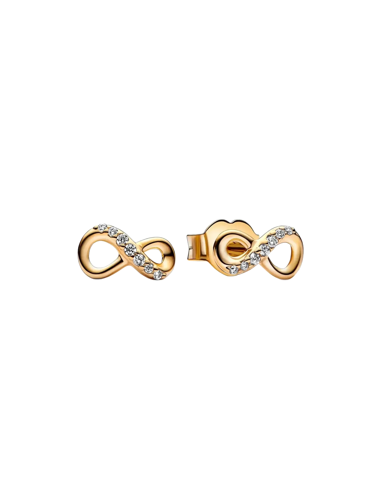 Pandora Sparkling Infinity Stud Earrings - Accessoires - CLEAR / undefined