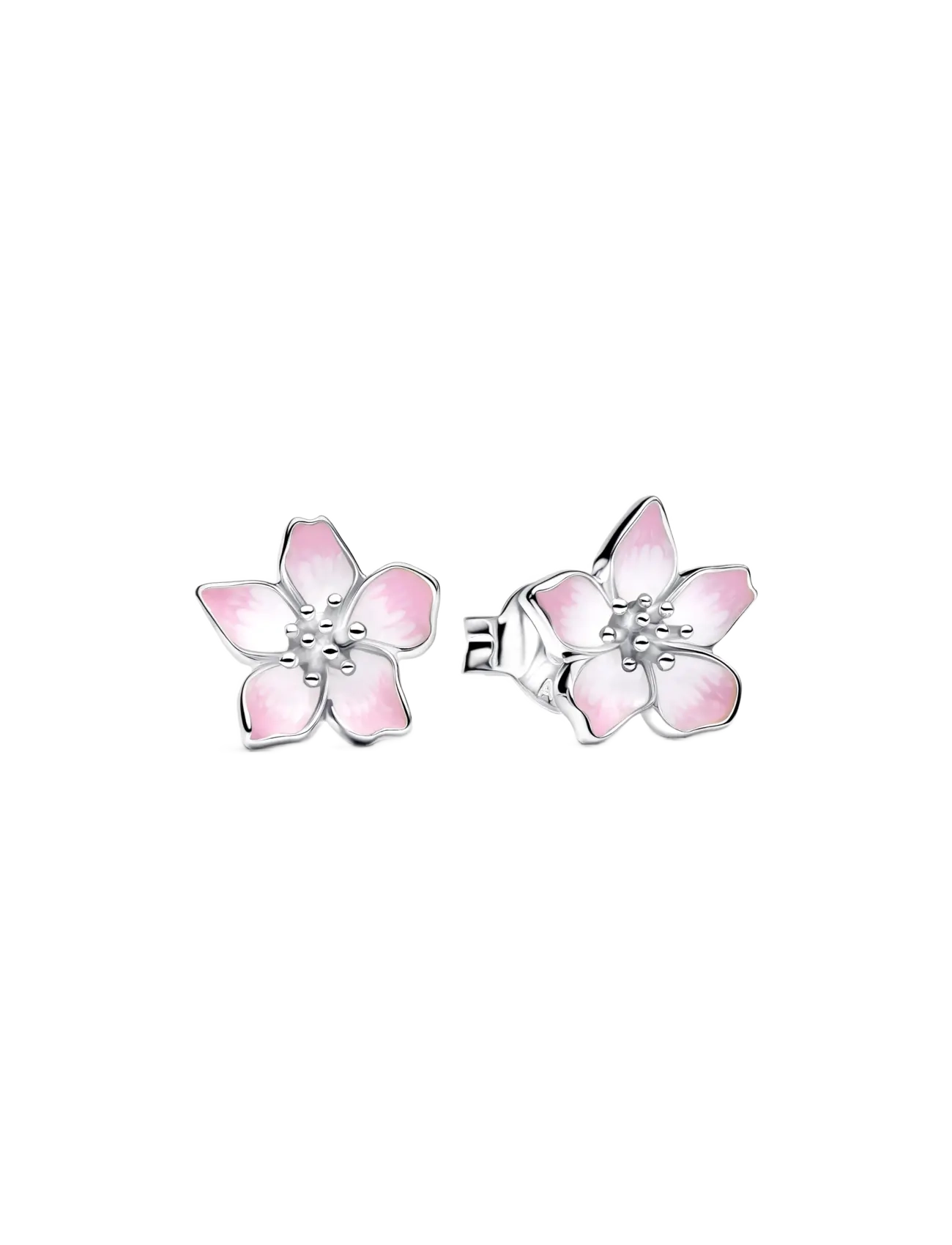 Pandora Cherry Blossom Stud Earrings - Basics - PINK / pink/rose